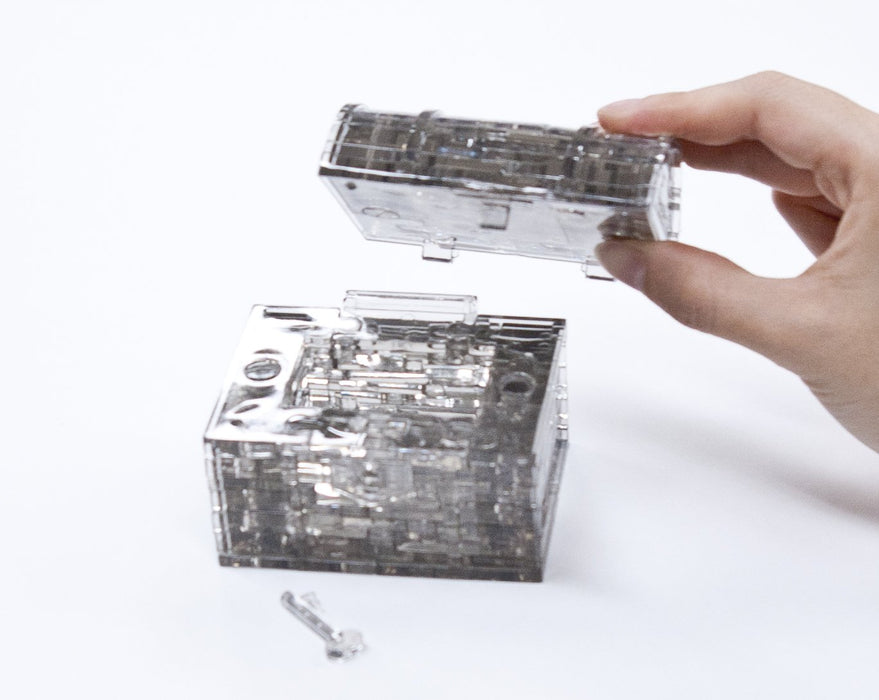 Beverly Crystal Puzzle 52 Pieces Treasure Box Black 50137 Crystal 3D Puzzles- Japan Figure Store - #1 Bring To You The Best Japanese Goods