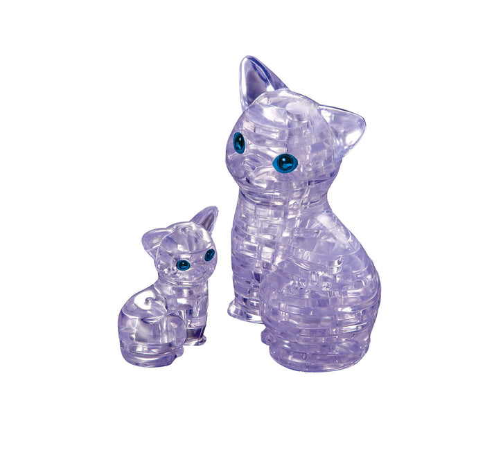 Beverly Crystal 3D Puzzle 50155 Cat Animal 3D Puzzles Crystal Jigsaw Puzzle- Japan Figure Store - #1 Bring To You The Best Japanese Goods