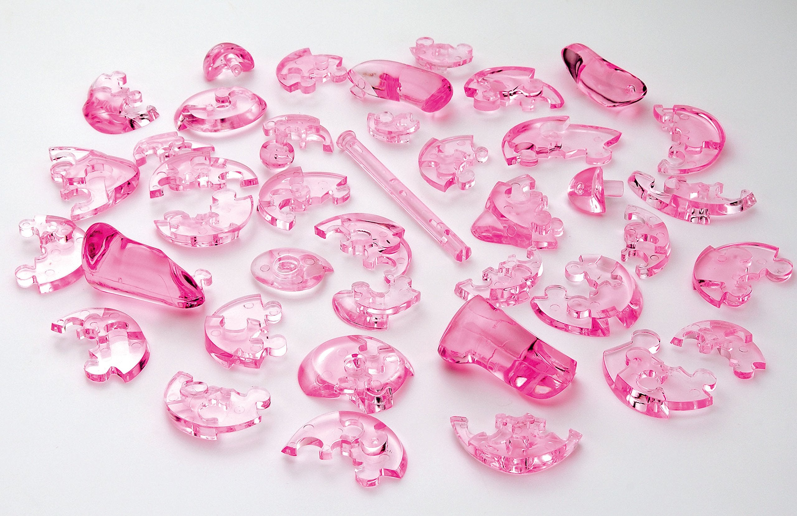 Beverly Teddy Bear (Pink) Standard Crystal Puzzles Teddy Bear 3D Puzzle Toys- Japan Figure Store - #1 Bring To You The Best Japanese Goods