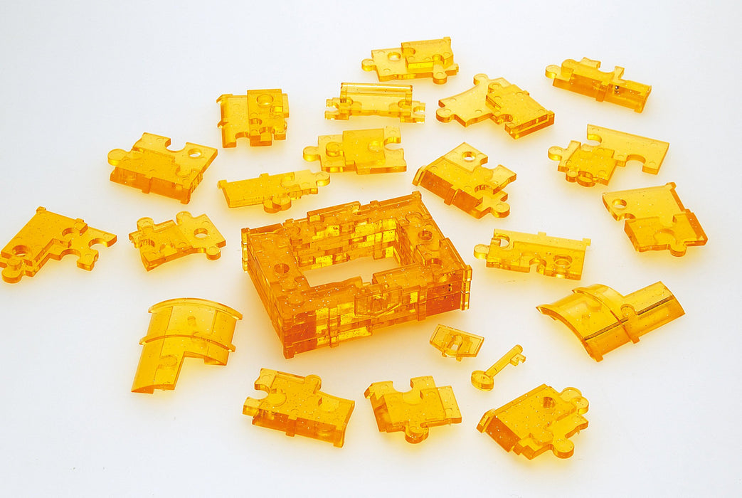 Beverly Crystal 3D Puzzle 50088 Treasure Box Crystal 3D Jigsaw Puzzle Block Toys- Japan Figure Store - #1 Bring To You The Best Japanese Goods