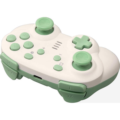 Cyber Gadget Gyro Controller Mini Wireless Switch Cream X Light Green- Japan Figure Store - #1 Bring To You The Best Japanese Goods