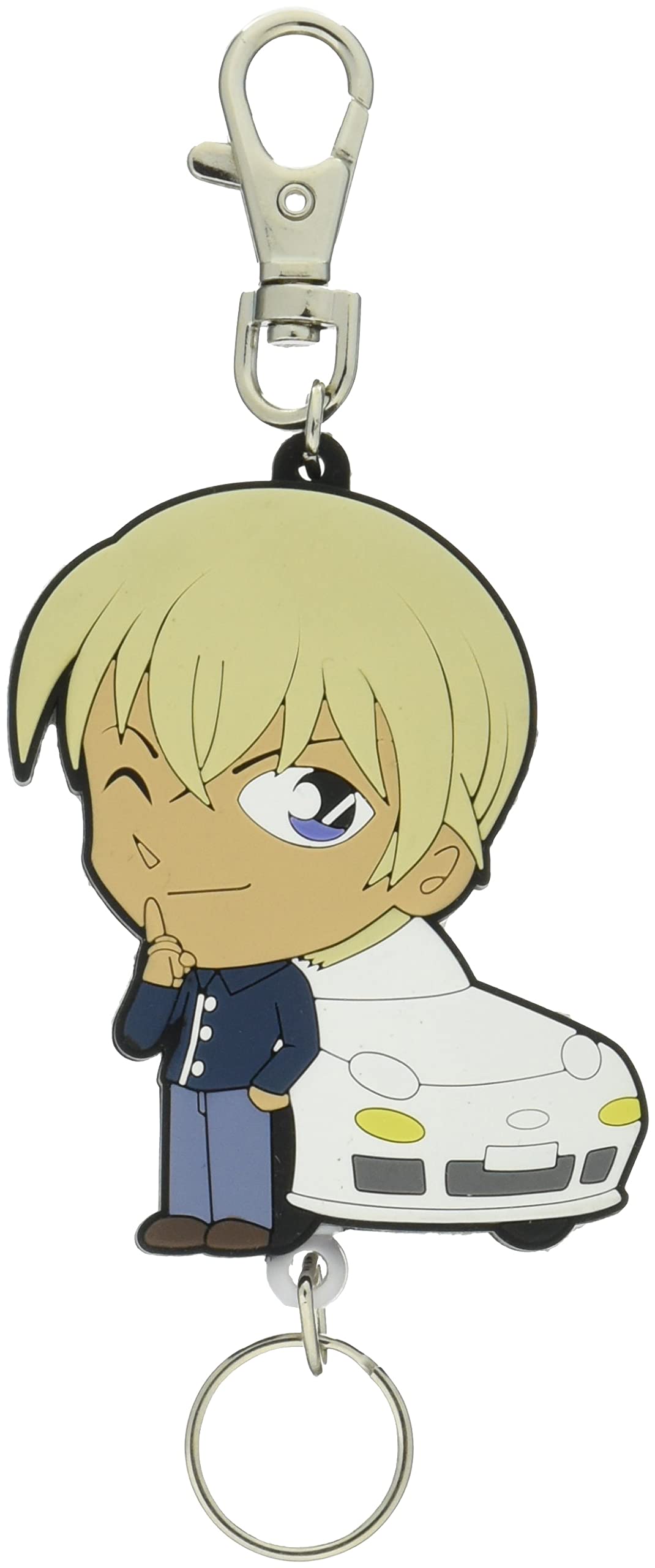 Detective Conan Rubber Reel Keychain (Toru Amuro)- Japan Figure Store - #1 Bring To You The Best Japanese Goods
