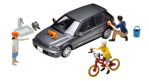 TOMYTEC Diorama Collection 1/64 Car Snap 02B Car Wash Minicar- Japan Figure Store - #1 Bring To You The Best Japanese Goods
