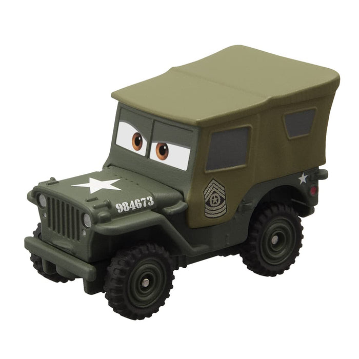 Takara Tomy Tomica Disney Cars Sarge (Standard Type) Japanese Disney Car Toys- Japan Figure Store - #1 Bring To You The Best Japanese Goods
