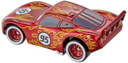 TAKARA TOMY Tomica Disney Pixar Cars C-25 Lightning Mcqueen Hot Rod Type 153726- Japan Figure Store - #1 Bring To You The Best Japanese Goods