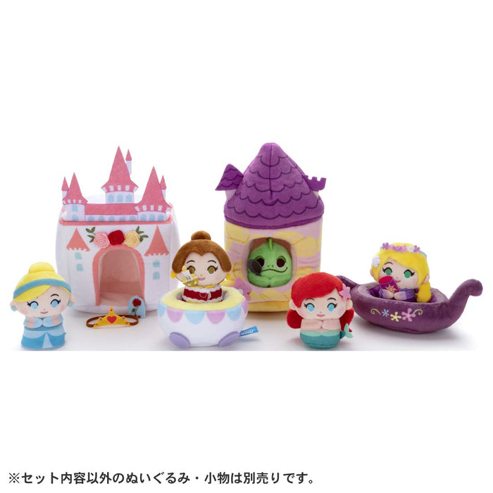 Disney Minimaginationtown Mini Mini Friends Tangled Rapunzel Vehicle Plush Doll 5Cm- Japan Figure Store - #1 Bring To You The Best Japanese Goods
