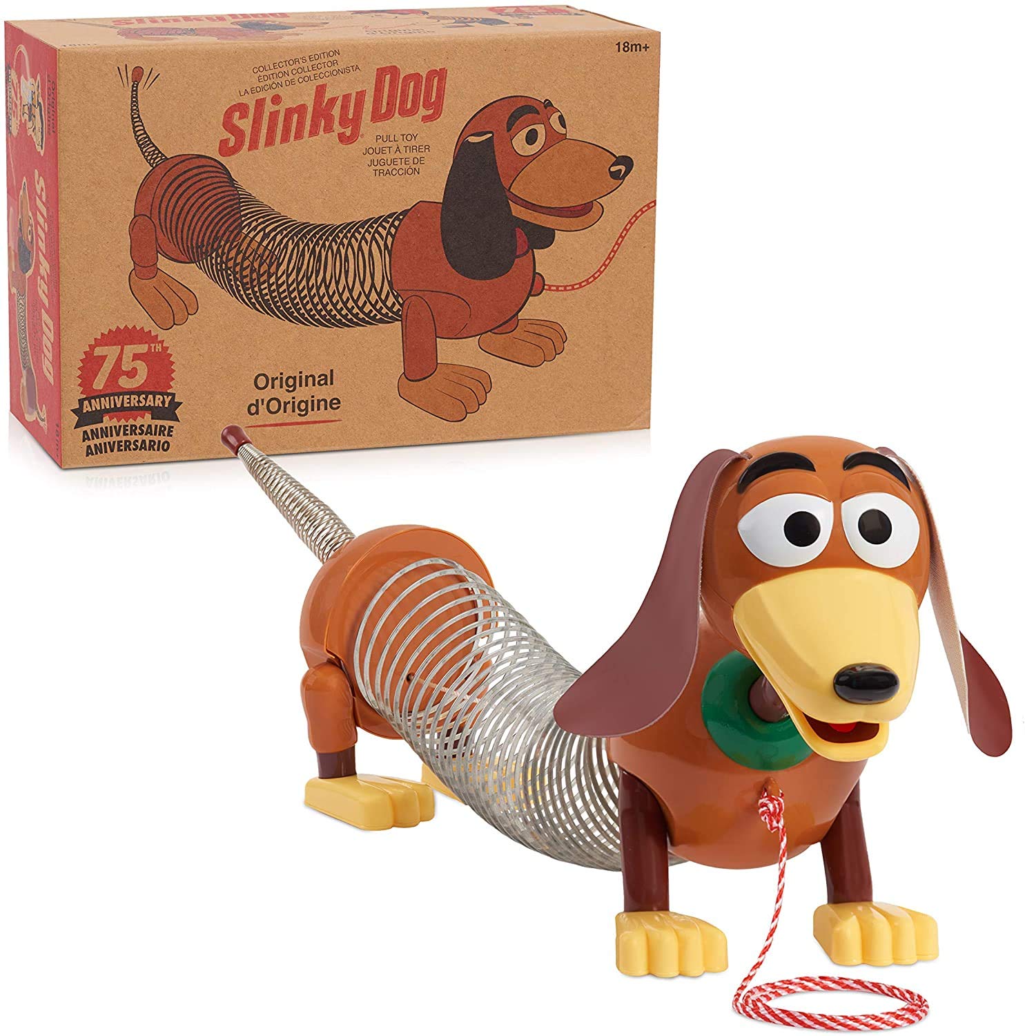 Slinky Disney Pixar Toy Story Slinky Dog Pull Toy 460g Japanese Children Toys- Japan Figure Store - #1 Bring To You The Best Japanese Goods
