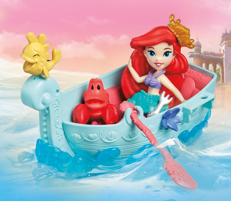 TAKARA TOMY Disney Princess Friendly Boat Ariel Little Kingdom 118442- Japan Figure Store - #1 Bring To You The Best Japanese Goods