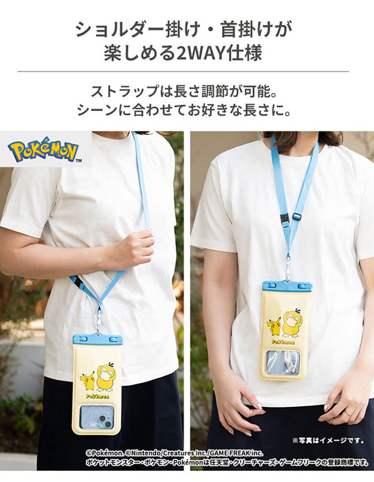 Divaid Hamee Pokemon Waterproof Case Shoulder Strap Compatible w/ iPhone Android & Various Smartphones IP68- Japan Figure Store - #1 Bring To You The Best Japanese Goods
