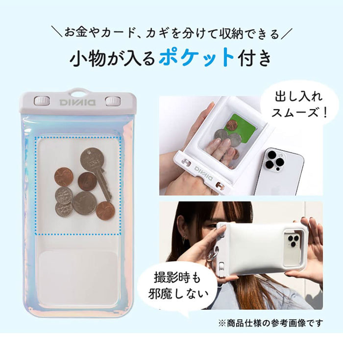 Divaid Hamee Pokemon Waterproof Case Shoulder Strap Compatible w/ iPhone Android & Various Smartphones IP68- Japan Figure Store - #1 Bring To You The Best Japanese Goods