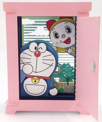 ENSKY Paper Theater Pt-019 Doraemon Anywhere Door- Japan Figure Store - #1 Bring To You The Best Japanese Goods