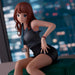 Doshima Illustration Senior Office Lady With Many Moles Non-Scale Pvc Abs Painted Finished Figure- Japan Figure Store - #1 Bring To You The Best Japanese Goods