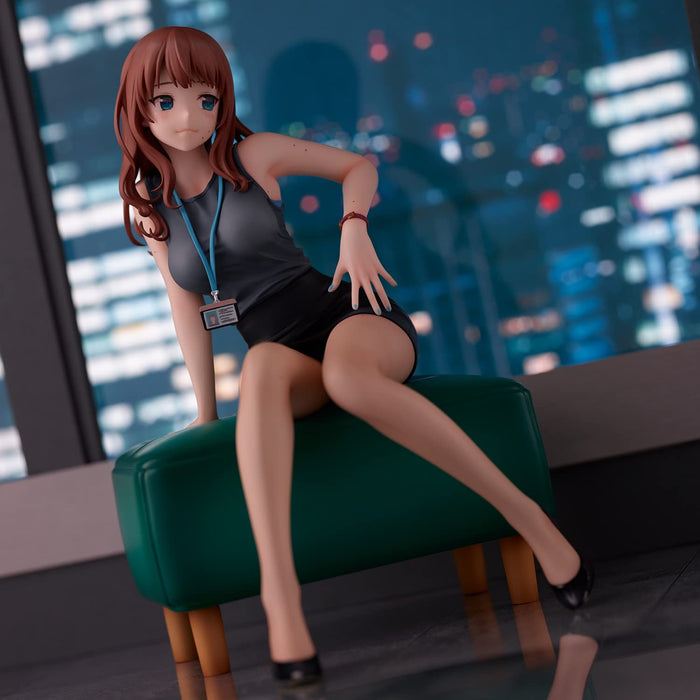 Doshima Illustration Senior Office Lady With Many Moles Non-Scale Pvc Abs Painted Finished Figure- Japan Figure Store - #1 Bring To You The Best Japanese Goods