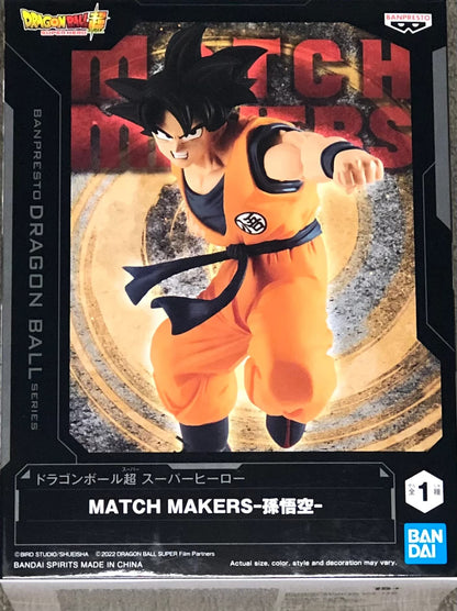 Banpresto Dragon Ball Super Son Goku Super Hero Match Makers Japan- Japan Figure Store - #1 Bring To You The Best Japanese Goods