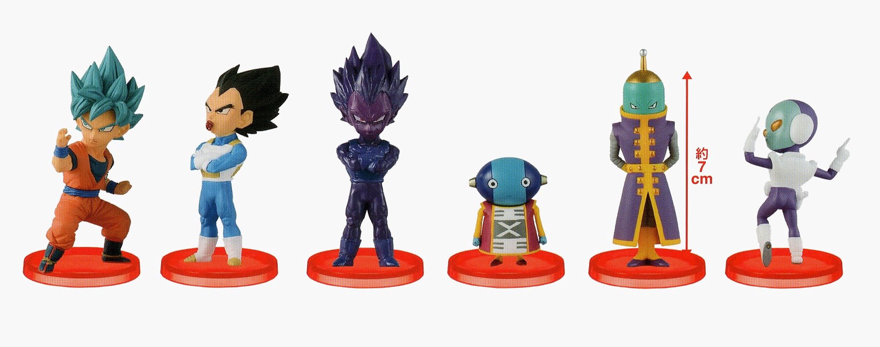 Dragon Ball Super Wcf Vol.5 Banpresto Japan Anime Prize Set (6 Species)- Japan Figure Store - #1 Bring To You The Best Japanese Goods