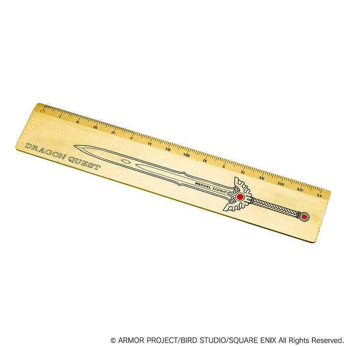 SQUARE ENIX Metal Ruler Erdrick'S Sword 35Th Anniversary Ver. Dragon Quest- Japan Figure Store - #1 Bring To You The Best Japanese Goods