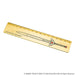 SQUARE ENIX Metal Ruler Erdrick'S Sword 35Th Anniversary Ver. Dragon Quest- Japan Figure Store - #1 Bring To You The Best Japanese Goods