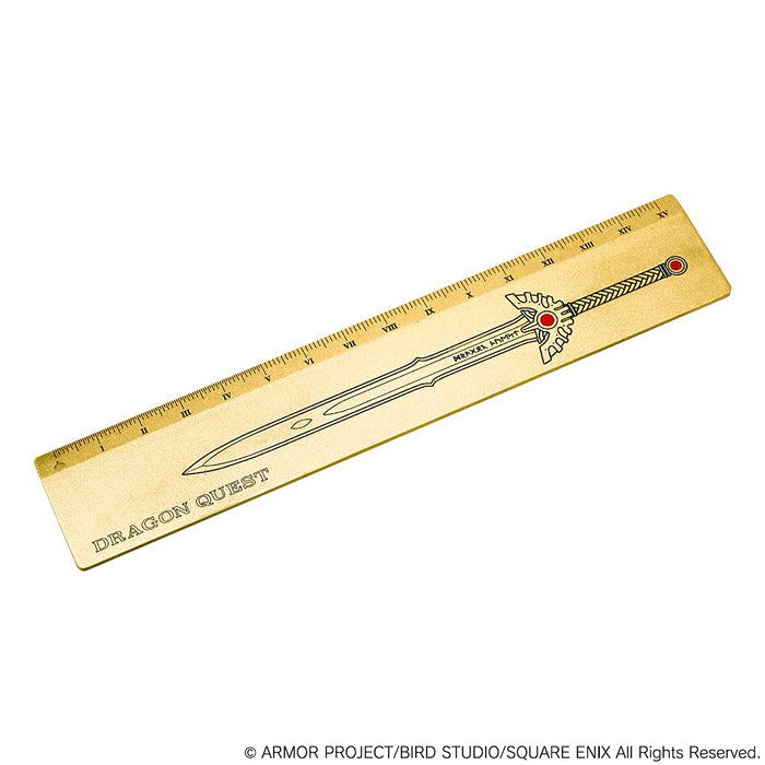 SQUARE ENIX Metal Ruler Erdrick'S Sword 35Th Anniversary Ver. Dragon Quest- Japan Figure Store - #1 Bring To You The Best Japanese Goods