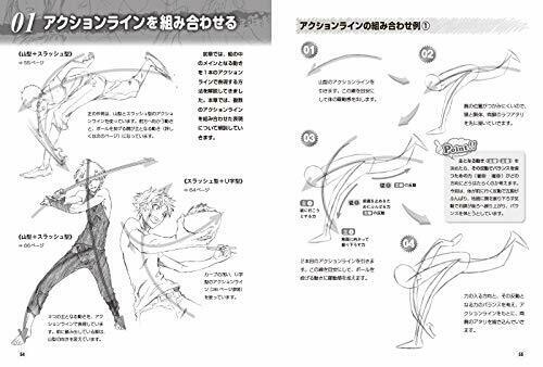 Draw On The Action Line! Lively Moving Character Illustration Book- Japan Figure Store - #1 Bring To You The Best Japanese Goods