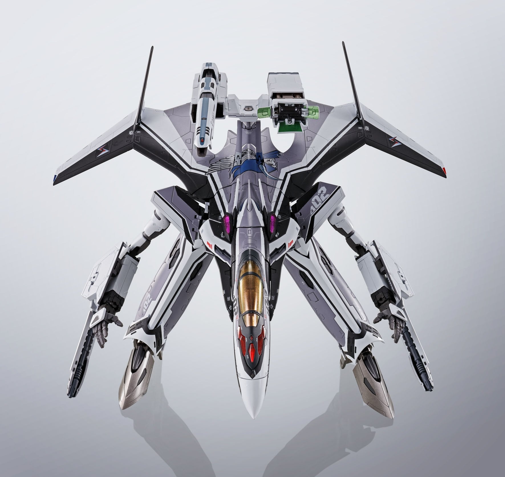 BANDAI Dx Chogokin Vf-31F Siegfried Movie Ver. Messer Ihlefeld / Hayate Immelmann Use Figure- Japan Figure Store - #1 Bring To You The Best Japanese Goods