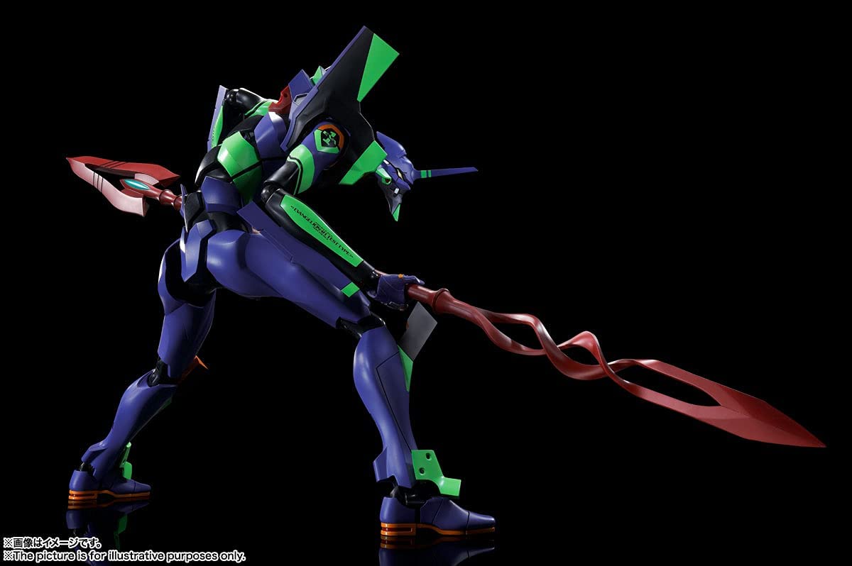 Dynaction General-Purpose Humanoid Decisive Battle Weapon Android Evangelion Unit 01 + Spear Of Cassius (Renewal Color Edition) Approx. 400Mm Abs/Pom/Die-Cast/Pvc Painted Movable Figure- Japan Figure Store - #1 Bring To You The Best Japanese Goods