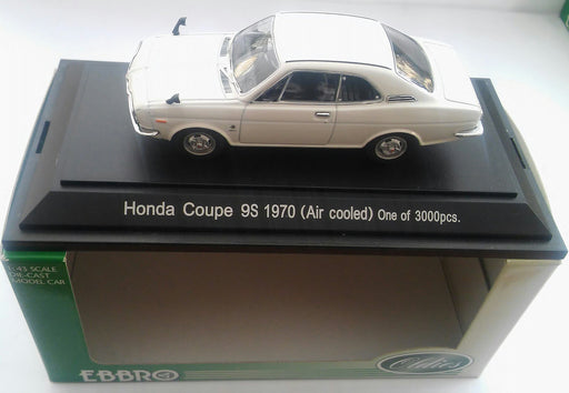 Ebro 1/43 Honda Coupe 9 1970 White Finished Product- Japan Figure Store - #1 Bring To You The Best Japanese Goods