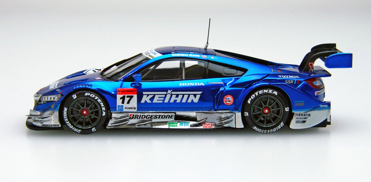 EBBRO 45273 Keihin Nsx Concept-Gt Super Gt500 2015 Rd.1 Okayama No.17 Blue 1/43 Scale- Japan Figure Store - #1 Bring To You The Best Japanese Goods