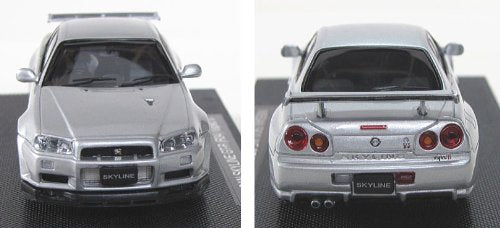 EBBRO 44150 Nissan Skyline Gt-R R34 Vspec Silver 1/43 Scale- Japan Figure Store - #1 Bring To You The Best Japanese Goods