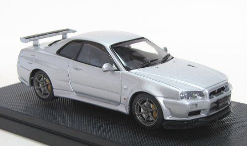 EBBRO 44150 Nissan Skyline Gt-R R34 Vspec Silver 1/43 Scale- Japan Figure Store - #1 Bring To You The Best Japanese Goods