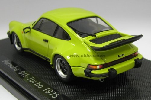 EBBRO 43753 Porsche 911 Turbo 1975 Light Green 1/43 Scale- Japan Figure Store - #1 Bring To You The Best Japanese Goods