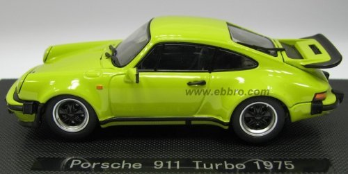 EBBRO 43753 Porsche 911 Turbo 1975 Light Green 1/43 Scale- Japan Figure Store - #1 Bring To You The Best Japanese Goods