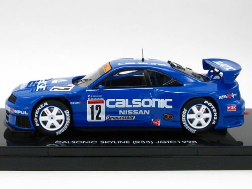 EBBRO 44192 Calsonic Skyline Jgtc 1998 Blue 1/43 Scale- Japan Figure Store - #1 Bring To You The Best Japanese Goods