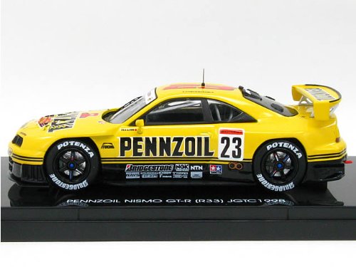 EBBRO 44191 Pennzoil Nismo Gt-R Jgtc 1998 Yellow 1/43 Scale- Japan Figure Store - #1 Bring To You The Best Japanese Goods