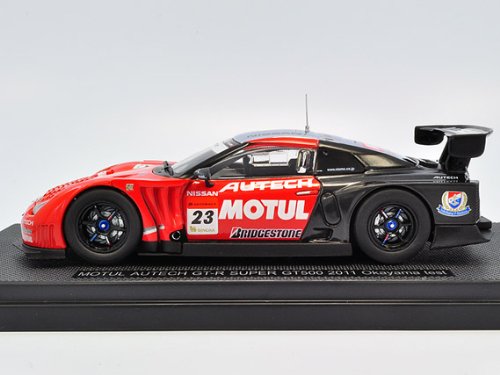 Ebbro 44534 Motul Autech Gt-R Super Gt500 2011 Okayama Test (Red/Black) 1/43 Scale Car- Japan Figure Store - #1 Bring To You The Best Japanese Goods