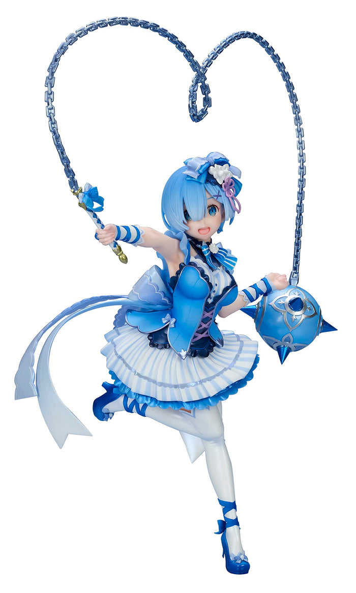 Emu Toys Re: Life In A Different World From Zero, Rem, Magical Girl Version, 1/7 Scale, Pvc/Abs Pre-Painted Complete Figure- Japan Figure Store - #1 Bring To You The Best Japanese Goods