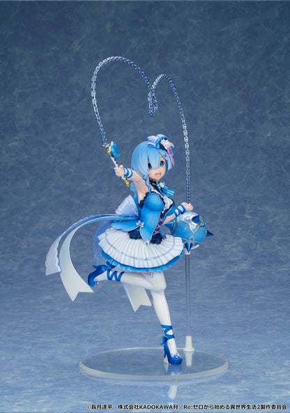 Emu Toys Re: Life In A Different World From Zero, Rem, Magical Girl Version, 1/7 Scale, Pvc/Abs Pre-Painted Complete Figure- Japan Figure Store - #1 Bring To You The Best Japanese Goods