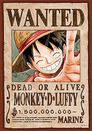 Ensky 208 Piece Jigsaw Puzzle One Piece Wanted Book Monkey D. Luffy (18.2X25.7Cm)- Japan Figure Store - #1 Bring To You The Best Japanese Goods