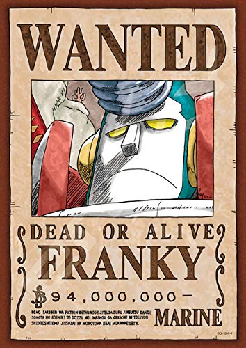Ensky Jigsaw Puzzle 208-041 Wanted Poster One Piece Franky (208 Pieces) One Piece Puzzle- Japan Figure Store - #1 Bring To You The Best Japanese Goods