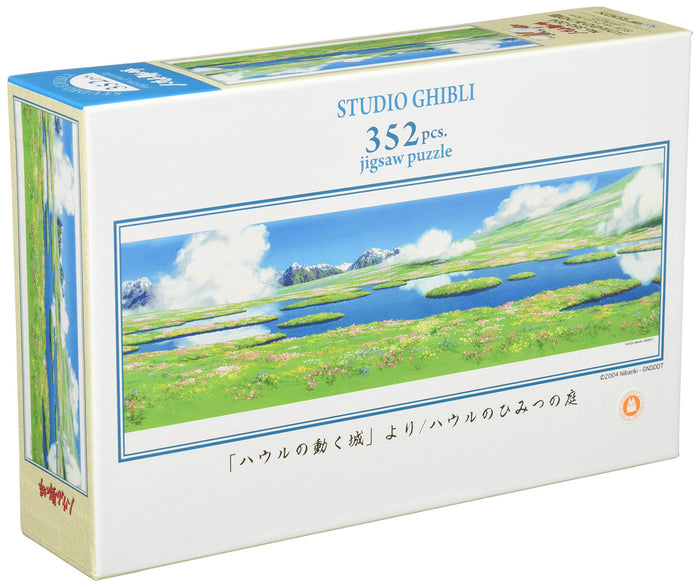 Ensky 352pc Jigsaw Puzzle Howl's Moving Castle Secret Garden (18.2x51.5cm)- Japan Figure Store - #1 Bring To You The Best Japanese Goods