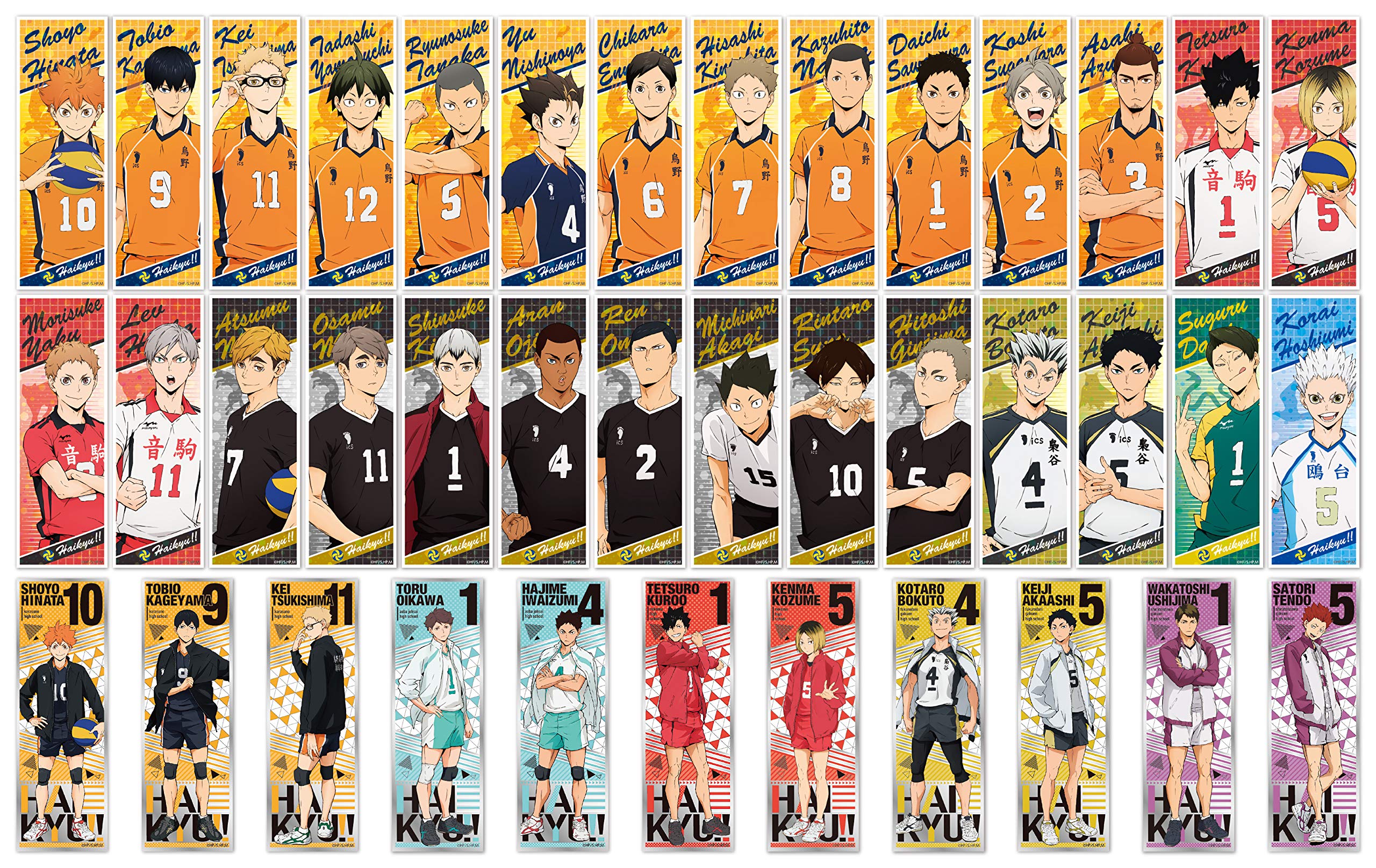 Ensky Haikyu! To The Top Long Sticker Box- Japan Figure Store - #1 Bring To You The Best Japanese Goods