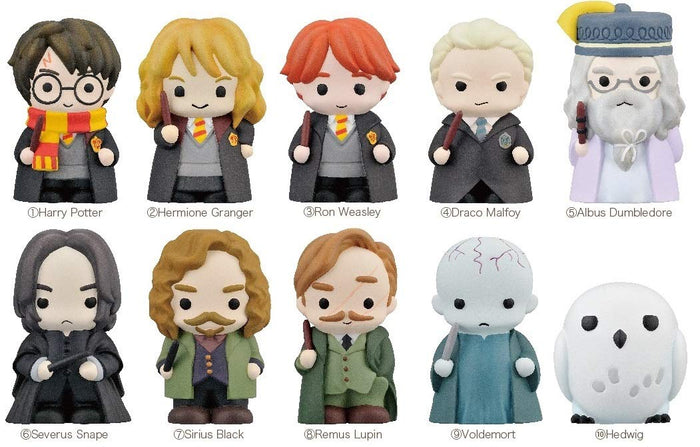 Ensky Harry Potter Box of 10 Soft Vinyl Puppet Mascots- Japan Figure Store - #1 Bring To You The Best Japanese Goods