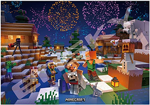 Ensky 1000 Piece Minecraft Jigsaw Puzzle 51x73.5cm 1000T-300- Japan Figure Store - #1 Bring To You The Best Japanese Goods
