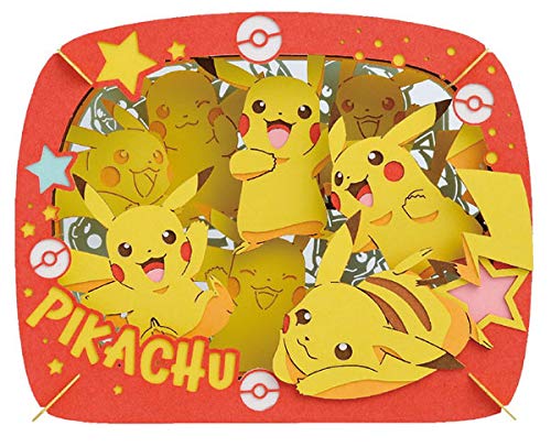 Ensky Ptc-203 Paper Theater Pokemon Pikachu Japanese Pikachu Stickers Pokemon Decal- Japan Figure Store - #1 Bring To You The Best Japanese Goods