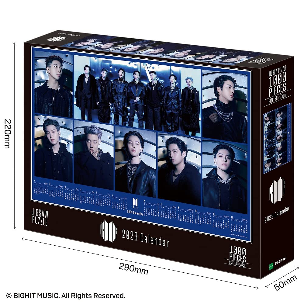 Epoch 1000Pc Jigsaw Puzzle Bts Calendar Japan 13-044 W/ Glue & Spatula (50X75Cm)- Japan Figure Store - #1 Bring To You The Best Japanese Goods