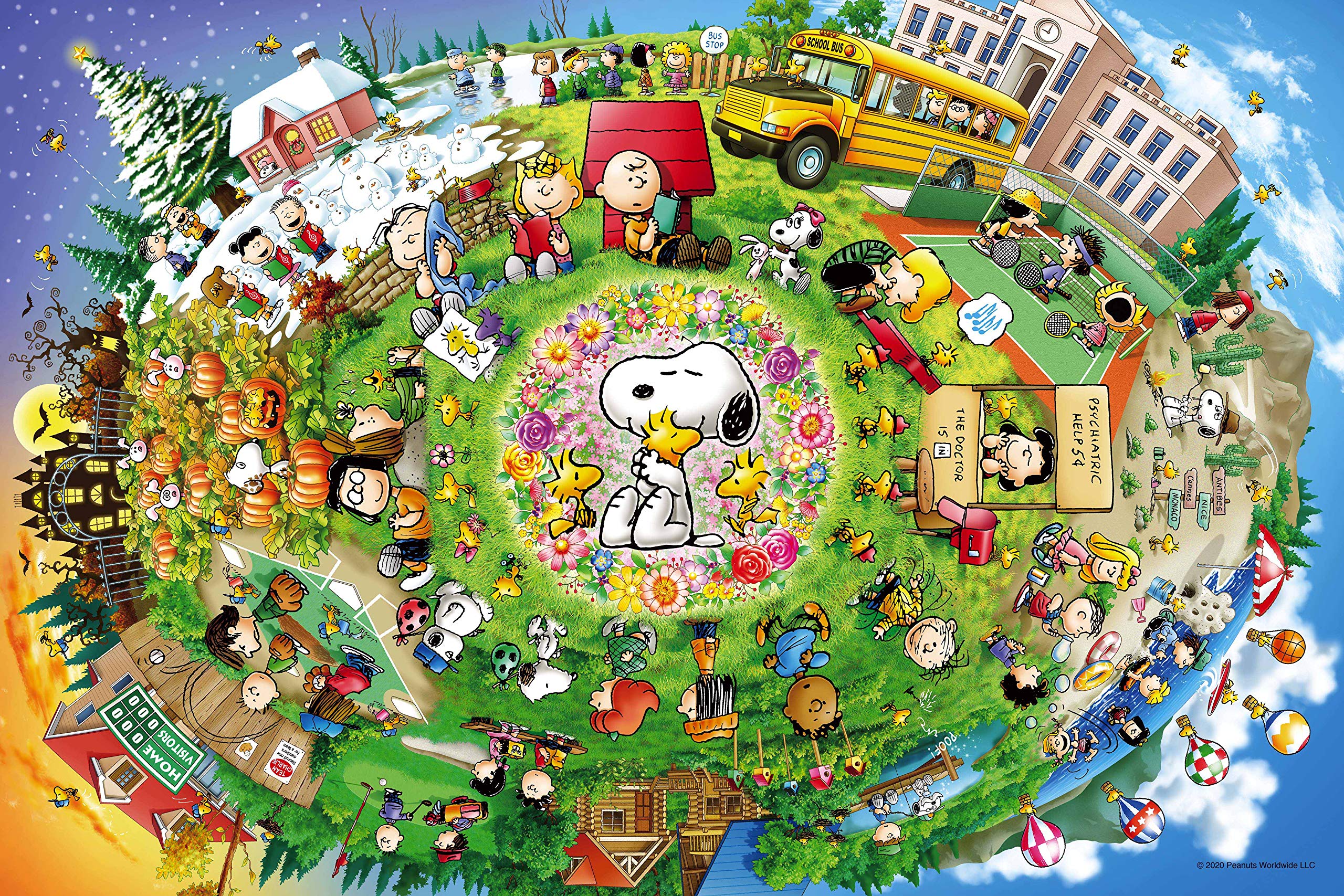Epoch 1000pc Peanuts Snoopy All Stars Jigsaw 50x75cm- Japan Figure Store - #1 Bring To You The Best Japanese Goods