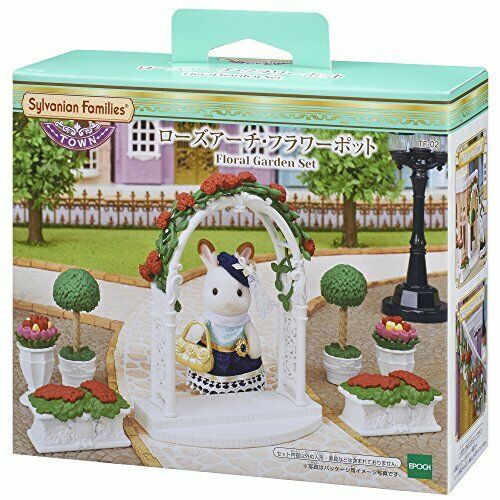 Epoch Rose Arch Flower Pot Set Sylvanian Families- Japan Figure Store - #1 Bring To You The Best Japanese Goods