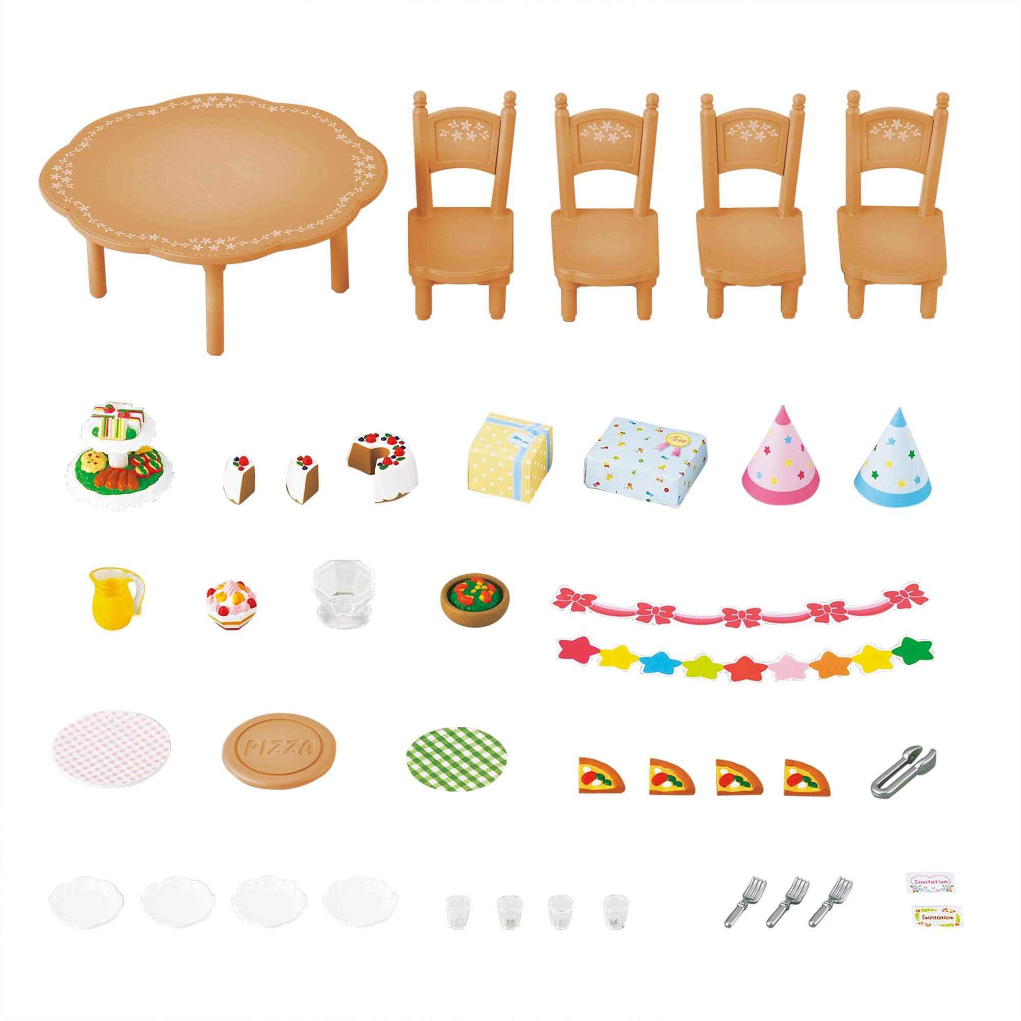 Epoch Sylvanian Families Home Party Furniture Set- Japan Figure Store - #1 Bring To You The Best Japanese Goods