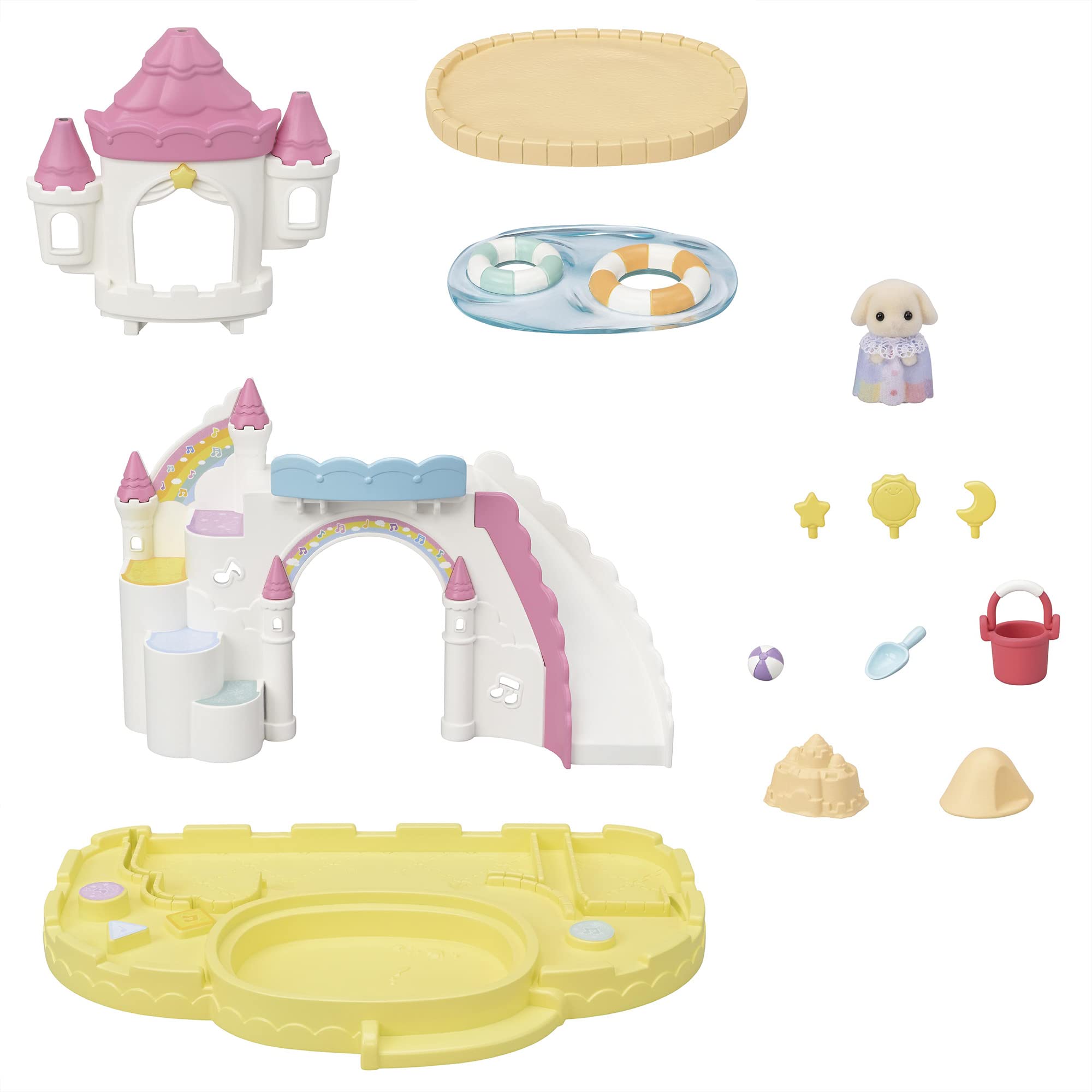 Epoch Sylvanian Families Castle Pool Play Set S-72 St Mark Certified Toy for Ages 3+- Japan Figure Store - #1 Bring To You The Best Japanese Goods