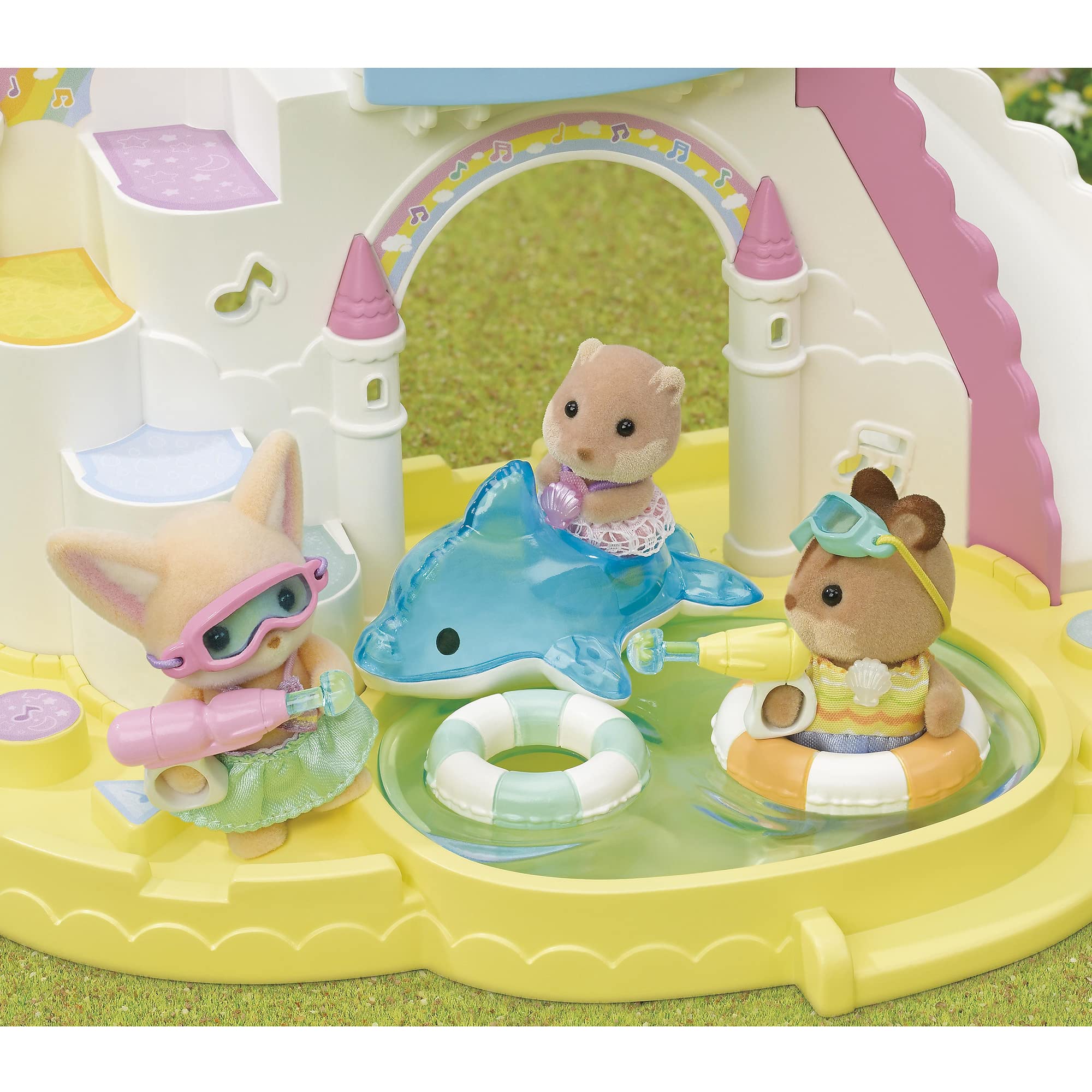Epoch Sylvanian Families Friendship Water Play Set S-75 Toy Dollhouse for 3+ Years- Japan Figure Store - #1 Bring To You The Best Japanese Goods