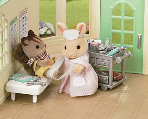 Epoch Sylvanian Families Shop Longing Nurse Set H-13- Japan Figure Store - #1 Bring To You The Best Japanese Goods